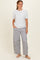 Off White Striped Relaxed Fit Pants