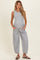 Off White Striped Relaxed Fit Maternity Pants