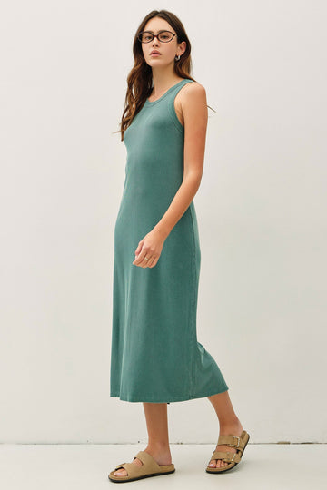 Hunter Ribbed Midi Tank Dress
