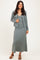 Olive Knit Dress Cardigan Set
