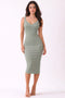 Sea Spray Notch Neckline Tank Dress