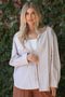Mocha Stripe Striped Button-Down Shirt