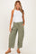 Sage Textured Maternity Pants