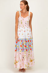 Floral Vintage Garden Tiered Maxi Dress