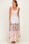 Floral Vintage Garden Tiered Maxi Dress