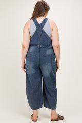 Denim Vintage Wash Plus Maternity Overall