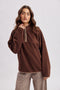Espresso Half Zip Fleece Pullover