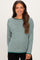 Forest Striped Waffle Knit Maternity Sweater