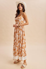 Amber Mixed Floral Sleeveless Maxi Dress