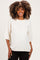 Ivory Basic Maternity Short Sleeve Sweater Top