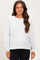 Ash Grey Half Snap Button Up Maternity Pullover