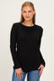 Black Long Sleeve Top