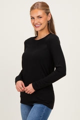 Black Long Sleeve Top