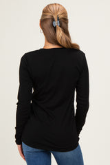 Black Long Sleeve Top