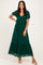 Hunter Green Lace Maxi Dress
