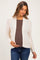 Ivory Chunky Waffle Knit Maternity Open Cardigan