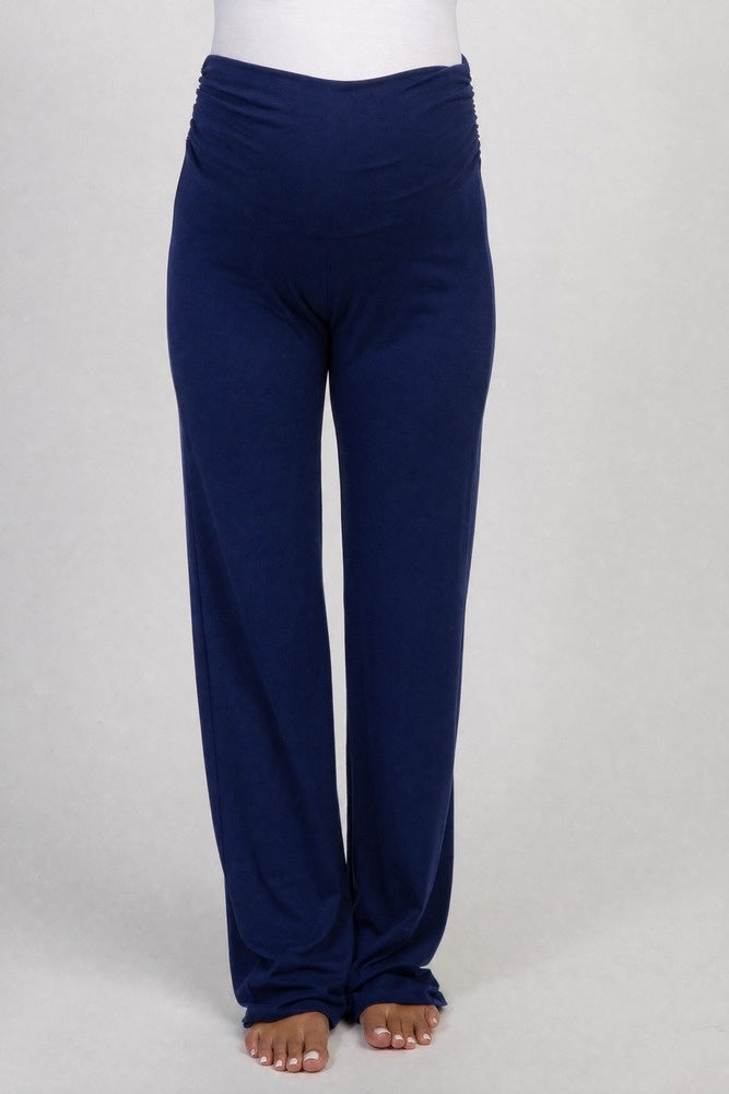 PinkBlush Navy Foldover Maternity Lounge Pants