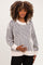 Navy Two Tone Oversized Maternity Sweater