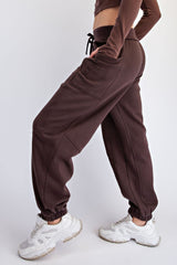 Espresso Terry Drawstring Joggers