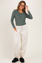 Bone Terry Drawstring Maternity Joggers