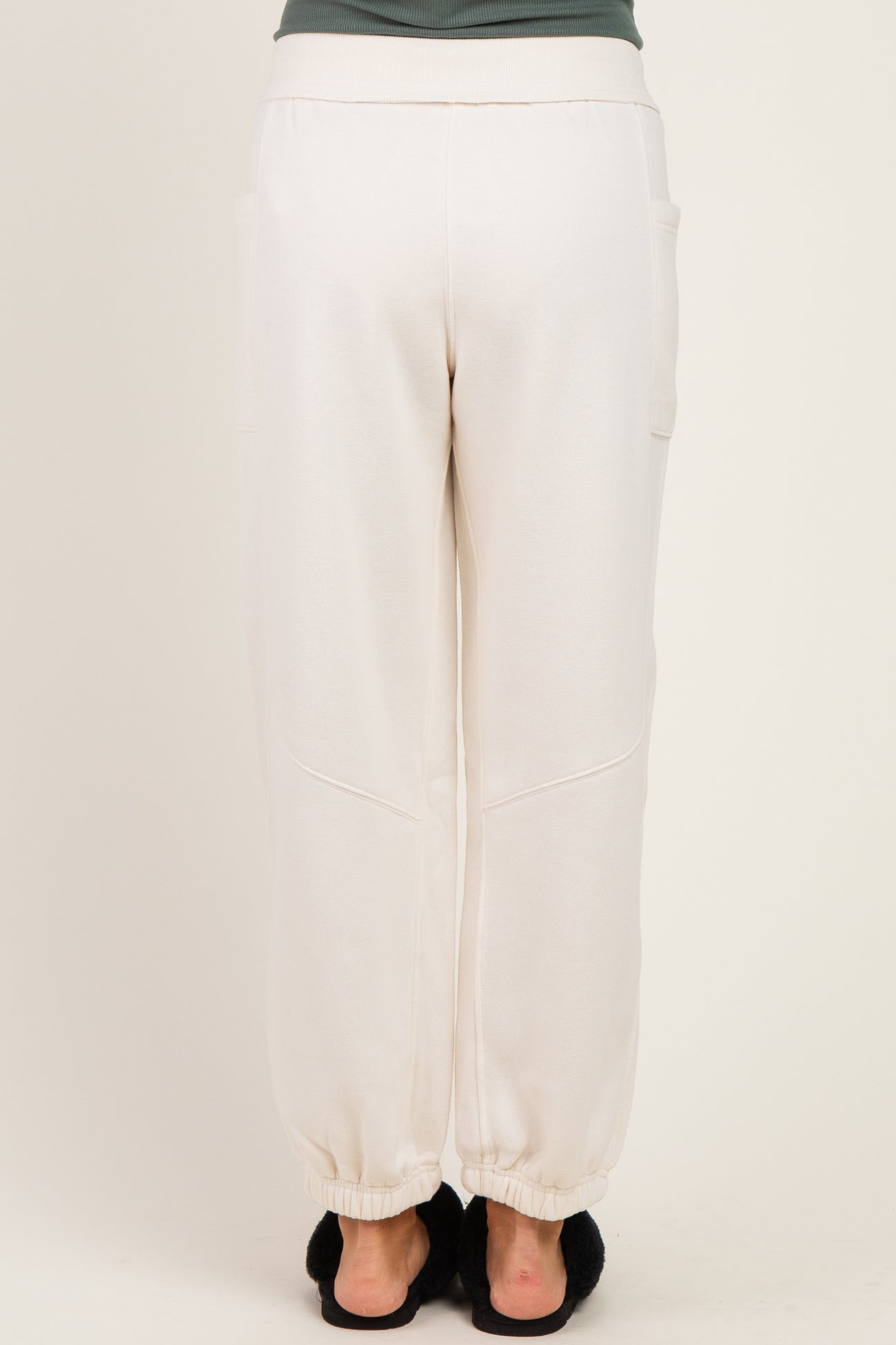 Bone Terry Drawstring Maternity Joggers