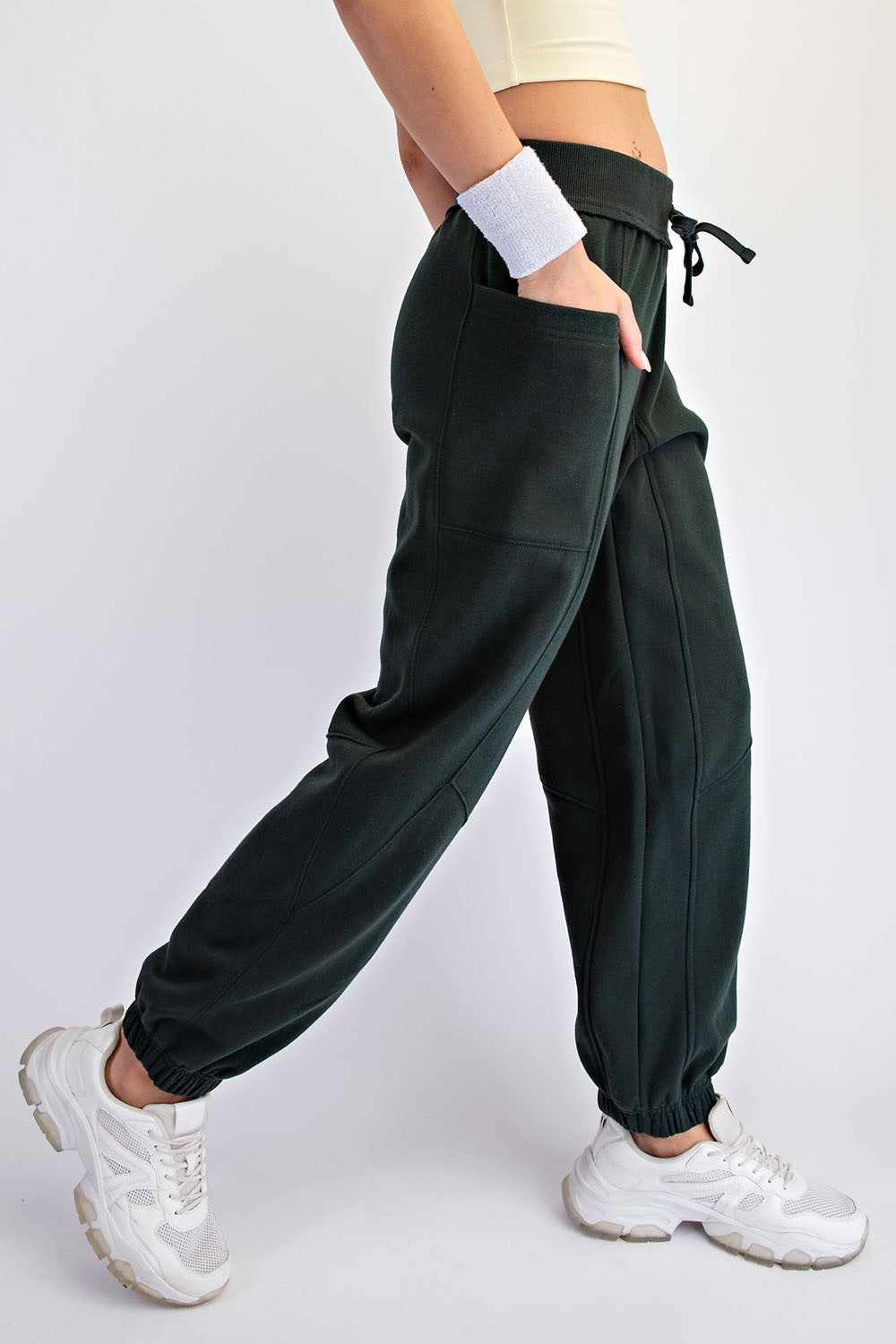 Regency Green Terry Drawstring Joggers