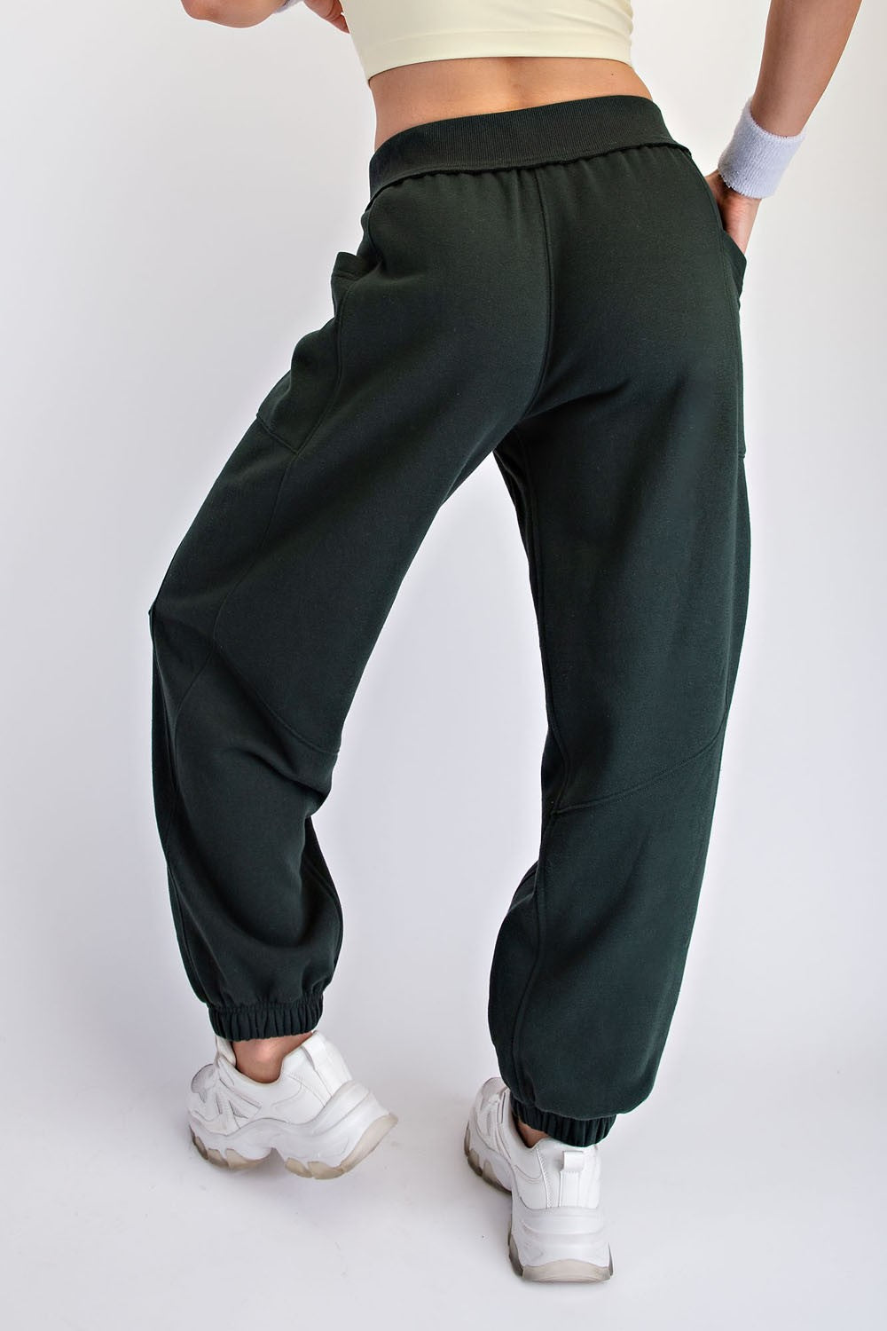 Regency Green Terry Drawstring Joggers