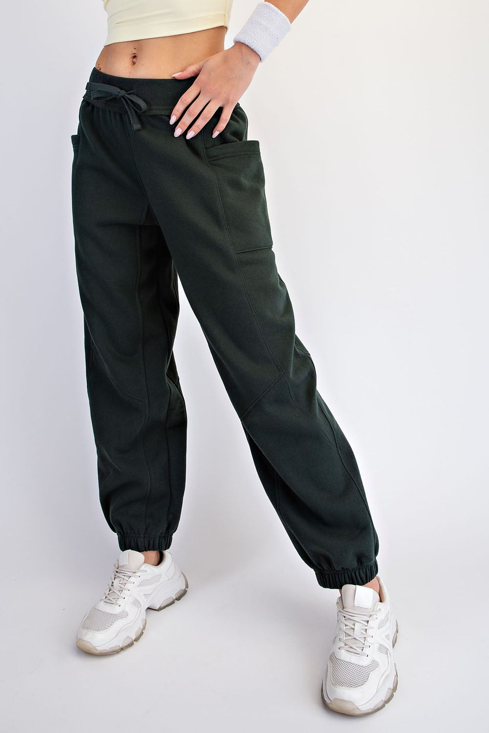 Regency Green Terry Drawstring Joggers