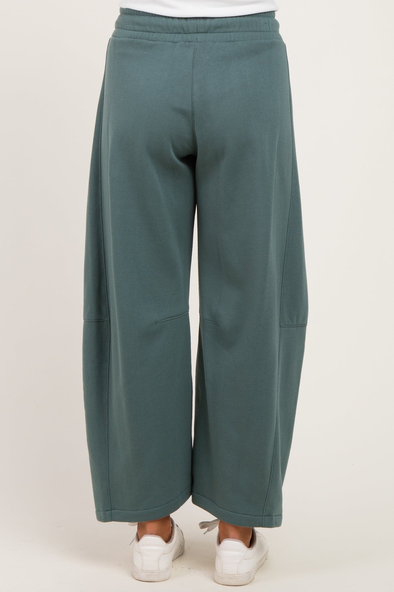 Ash Jade Fleece Barrel Leg Maternity Sweatpants