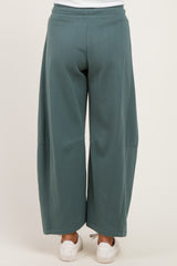 Ash Jade Fleece Barrel Leg Maternity Sweatpants