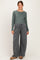 Heather Charcoal Fleece Barrel Leg Maternity Sweatpants