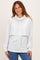 Heather Gray Long Sleeve Drawstring Hooded Pullover