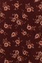 Burgundy Floral Mesh Off Shoulder Long Sleeve Maxi Dress