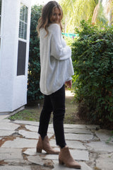 PinkBlush Black Fringe Cut Cropped Maternity Jeans