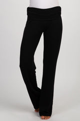 PinkBlush Black Foldover Lounge Pants