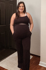 Black Maternity Yoga Pants