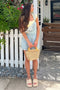 Light Blue Denim Short Overalls