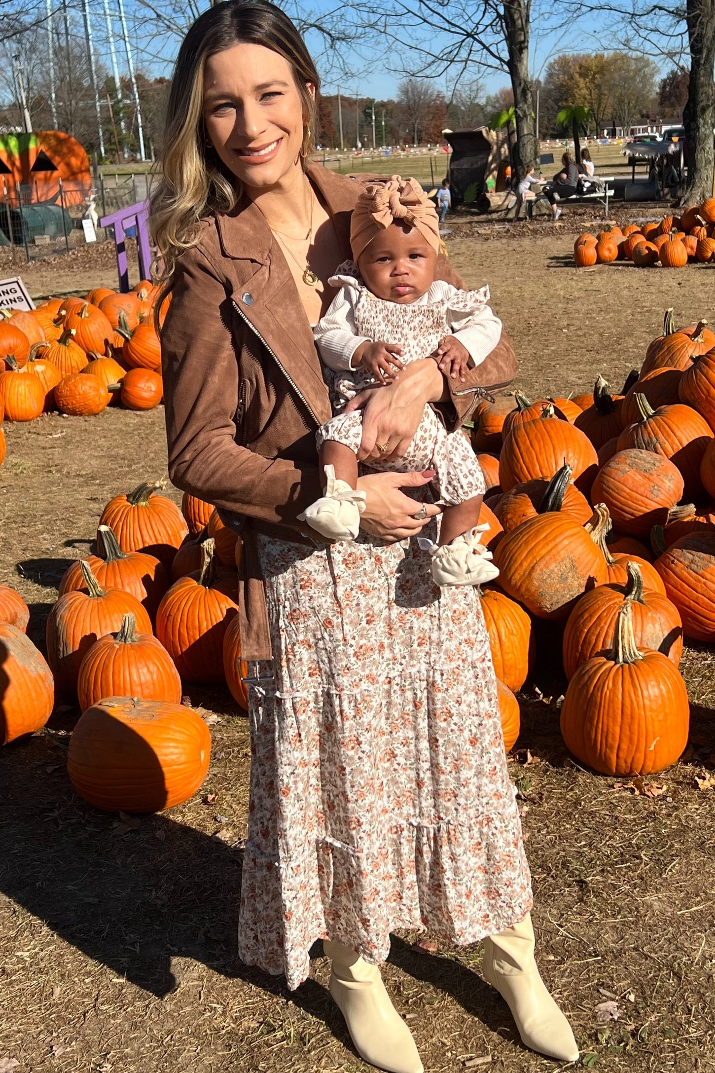 Beige Floral Sleeveless Tiered Maxi Dress