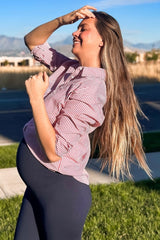 Navy Blue Basic Maternity Leggings