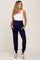 Navy Blue Maternity Band Jogger Pants