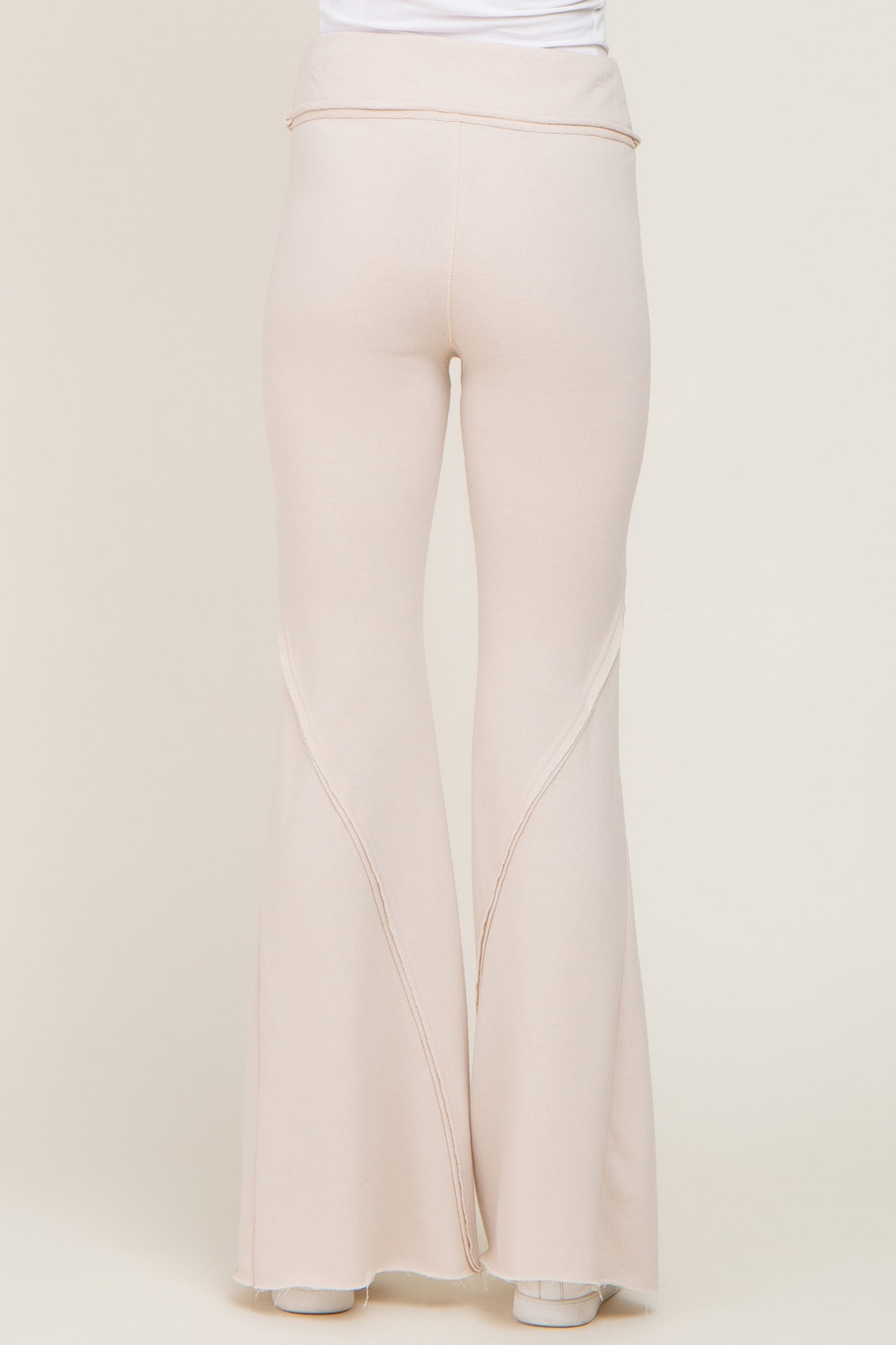 Taupe Terry Flare Lounge Pants