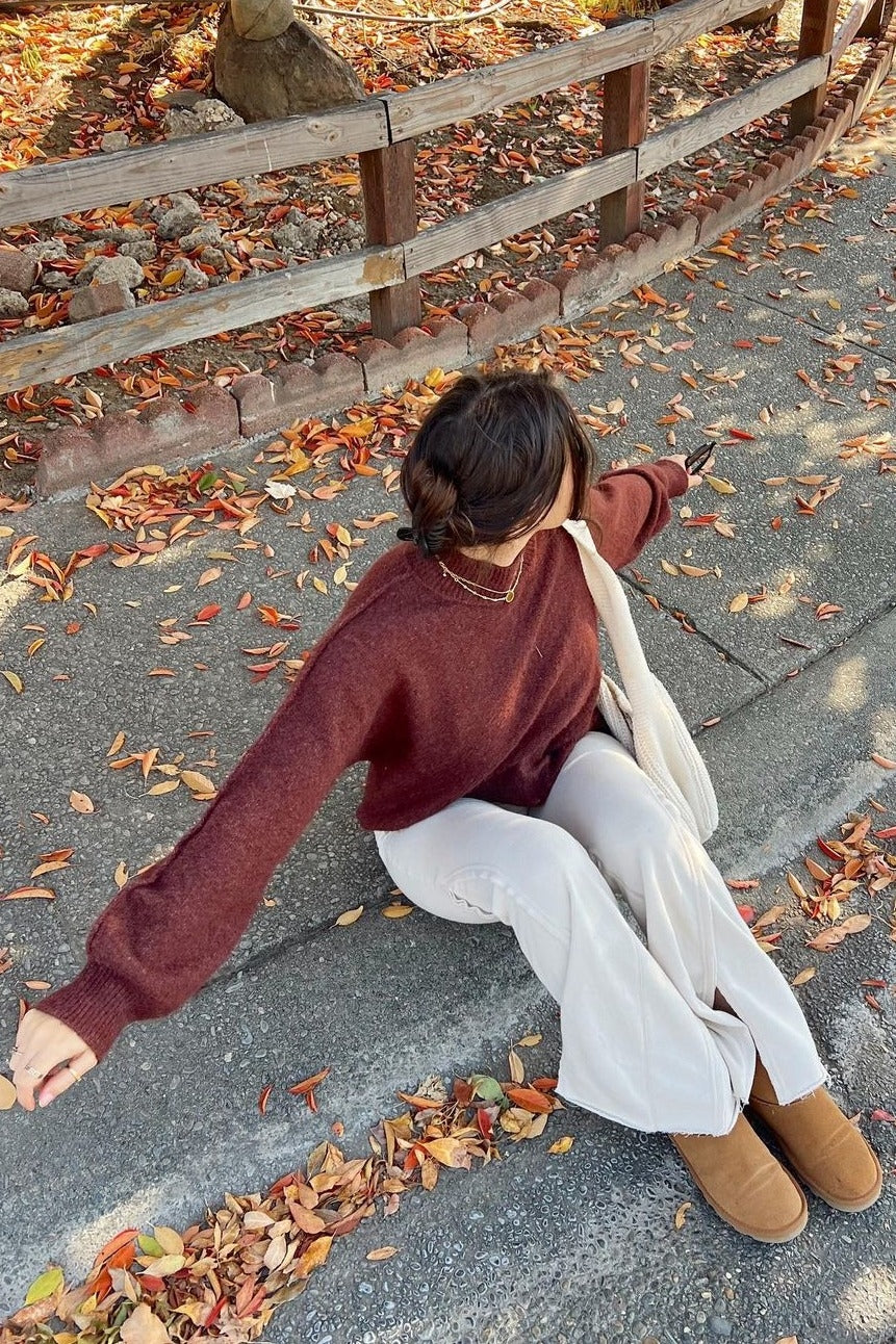 Taupe Terry Flare Lounge Pants