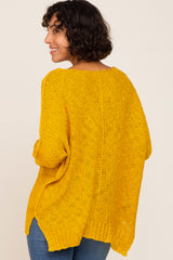 Mustard Chunky Knit Sweater