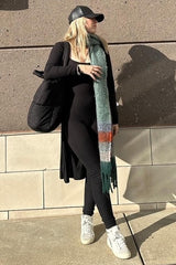 Black Ribbed Maternity Jumpsuit Two Piece Set