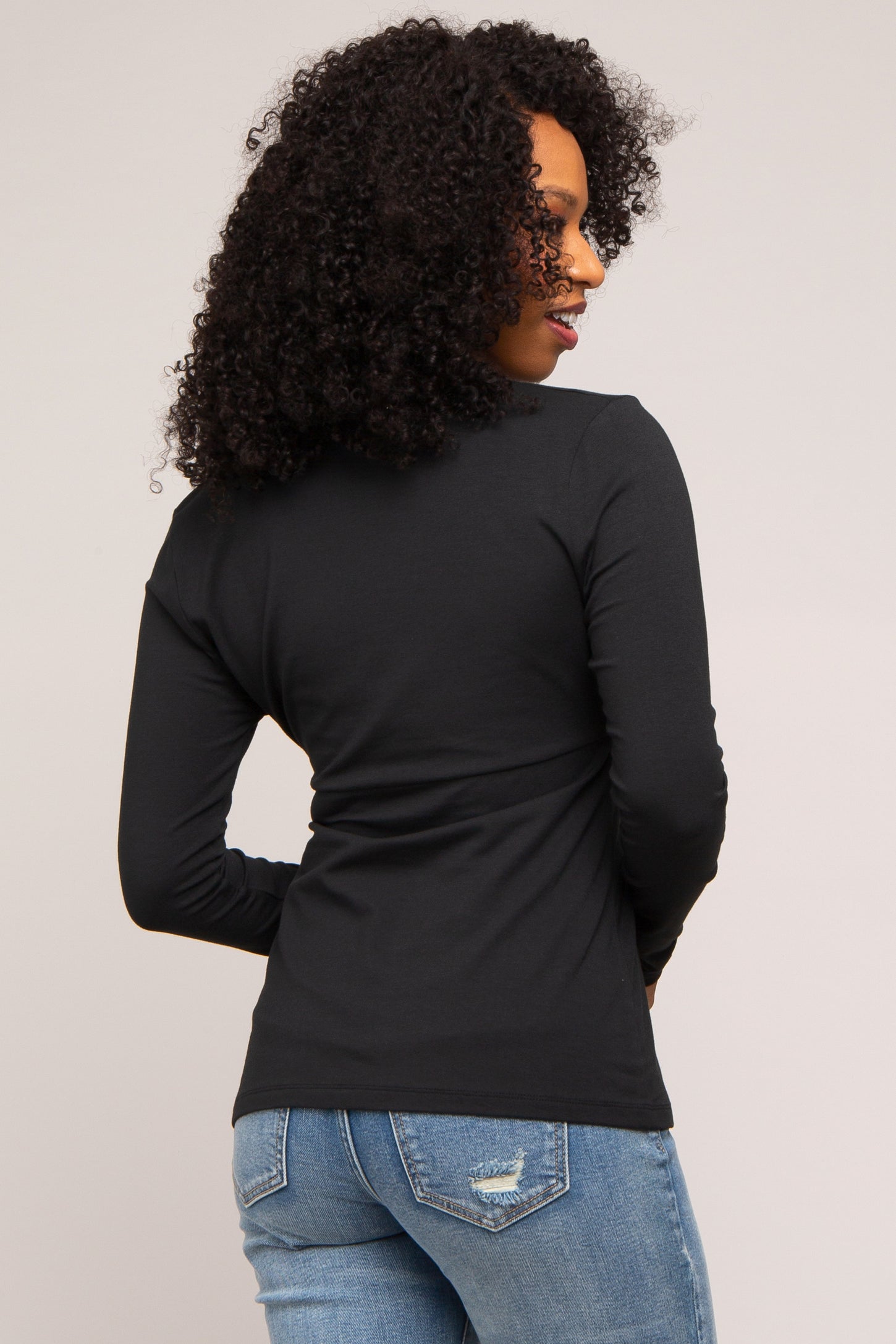 Black Bravado Designs Long Sleeve Nursing Top