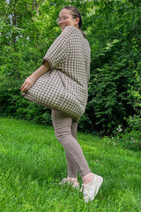 Taupe Ribbed Bodycon Jumpsuit