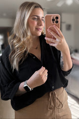 Camel Smocked Waist Wide Leg Linen Pants