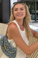 White Racerback Fitted Midi Dress