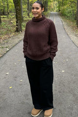 Black Wide Leg Joggers