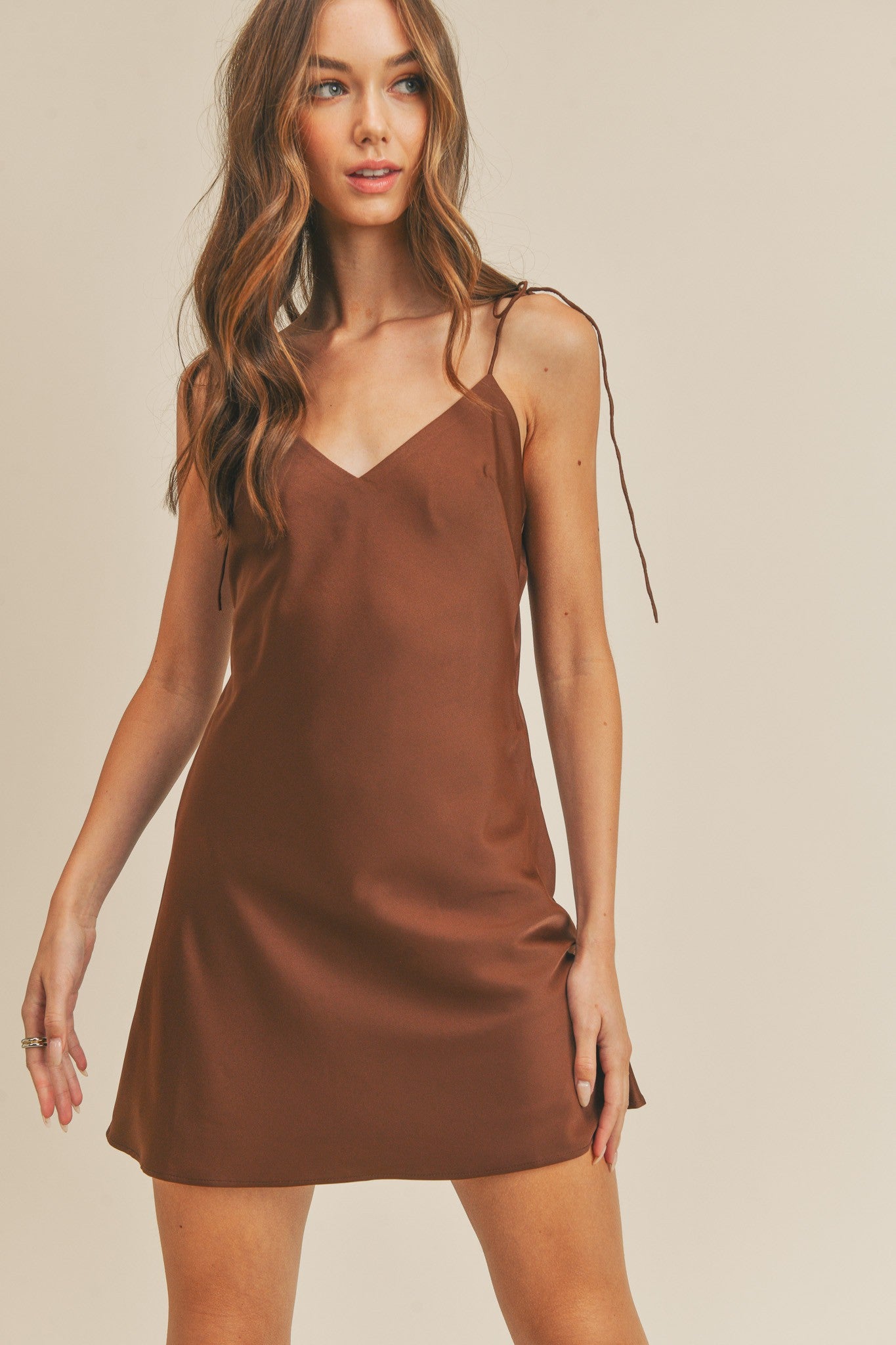 satin cami mini dress SKIMS Cami Top Mini Dress | Onyx | Black | Heavyweight Satin | XL | X-Large